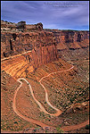 Picture: Driving on Shafer Trail Road into Shafer Canyon, Island in the Sky District, Canyonlands National Park, UTAH