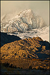 Photo: Snowstorm in mountains above the Buttermilk Region, Eastern Sierra, California