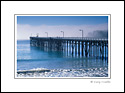 Pier and fog, Hearst State Beach, San Simeon, Central Coast, California