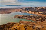 picture: Aerial over the Los Vaqueros Reservoir, Contra Costa County, California