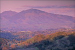 picture: Mount Diablo seen from the Berkeley Hills, California