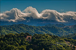 picture: Kelvin Helmholtz instability clouds over the Berkeley Hills; California