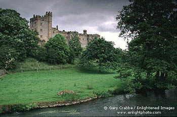 Storm Clouds over Haddon Hall, near Bakewell, Peak District National Park, England