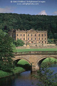 Sunlight on Chatsworth, Peak District National Park, England