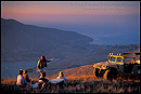 Photo: Sunset picnic on Hummer Tour above Two Harbors, Catalina Island, California