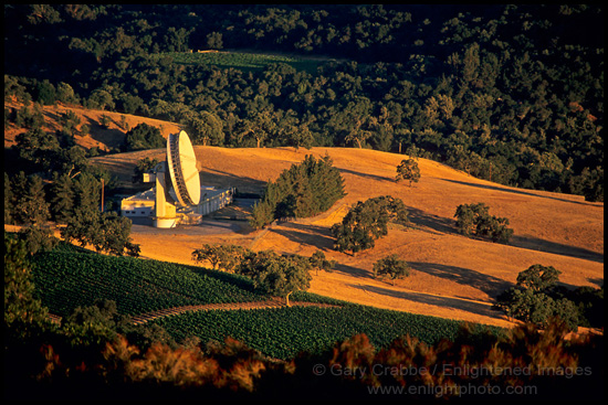 Picture: Satellite Communications Dish, Monterey County, California