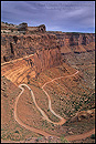 Picture: Driving on Shafer Trail Road, Canyonlands National Park, Utah