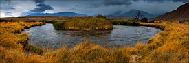 Picture: Oxbow bend in the Owens River, Owens Valley, near Bishop. Eastern Sierra, California