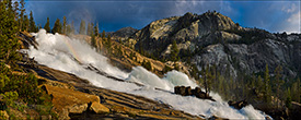 Picture: Rainbow in Le Conte Falls on the Tuolumne River, Yosemite National Park, California