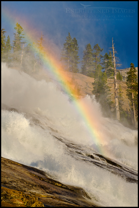 Picture: Rainbow in Le Conte Falls on the Tuolumne River, Yosemite National Park, California