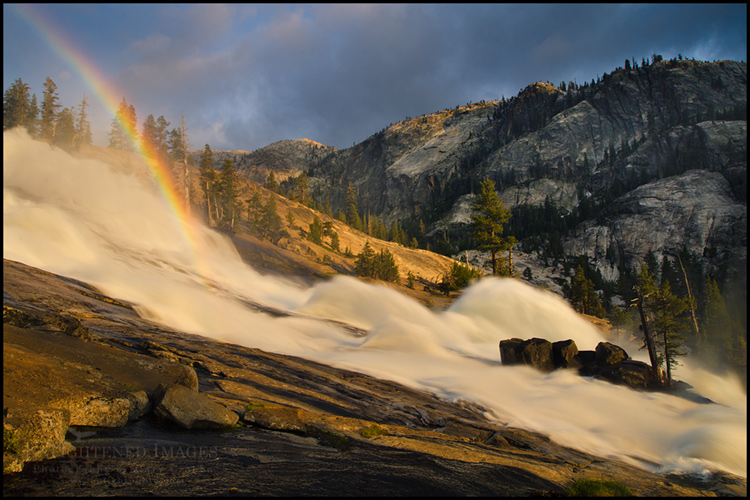 Picture: Rainbow in Le Conte Falls on the Tuolumne River, Yosemite National Park, California