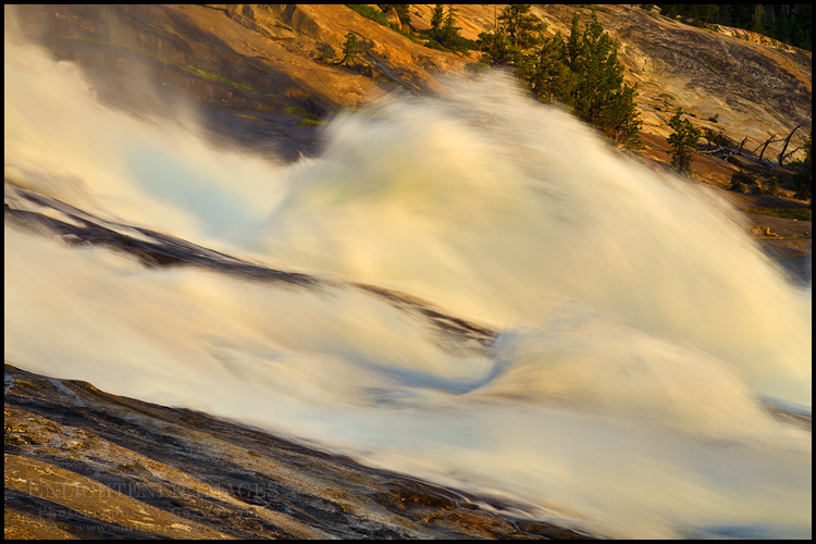 Picture: Waterwheel in LeConte Falls, Tuolumne River, Yosemite National Park, California