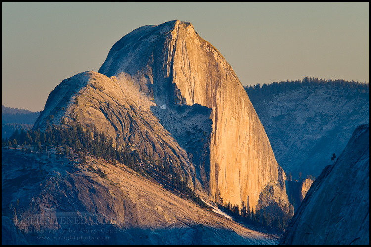 Photo: Sunset light on Half Dome from Olmsted Point, Yosemite National Park, California