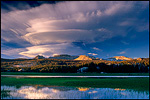 Picture: Lenticular cloud over Toulumne Meadows, Yosemite National Park, California