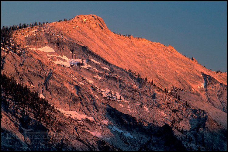 Photo: Sunset light on Clouds Rest from Olmsted Point, Yosemite National Park, California