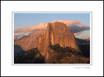 Photo: Sunset on Half Dome from Glacier Point, Yosemite National Park, California