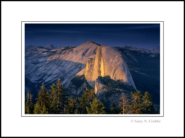 Photo: Stormy sunset light on Half Dome, Yosemite National Park, California