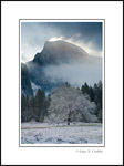 Photo: Clouds stream off Half Dome after a winter storm, Yosemite Valley, Yosemite National Park, California