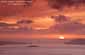 Sunset over the Golden Gate Bridge and Farallon Islands, California