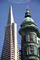 Old and new Architecture, San Francisco, California