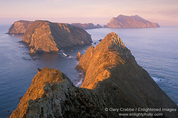 Photo: Sunrise light on Anacapa Island, Channel Islands National Park, Southern California Coast