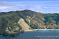 Photo: Landslide on the coast of Santa Cruz Island, Channel Islands, Southern California Coast