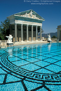 Neptune Pool, Hearst Castle, Hearst San Simeon State Historical Monument, Central Coast, California; Stock Photo photography picture image photograph fine art decor print wall mural gallery