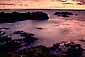 Sunset over the Pacific Ocean at Asilomar, Carmel coast, Monterey Peninsula, California