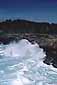 Waves crashing against coastal cliffs, Point Lobos State Reserve, Monterey Peninsula, California