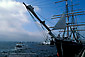 Star of India historic old sailing ship tourist attraction in San Diego Bay, San Diego, Califonia
