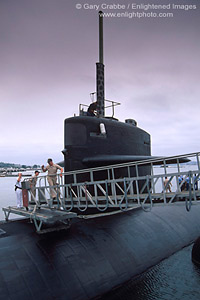 Officer on Los Angeles Class Attack Sub, Naval Base Point Loma, San Diego, California