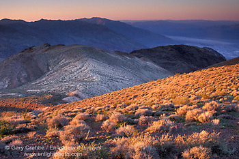 Sunrise light in the Black Mountains near Dantes View, Death Valley Nationark, California; Stock Photo image picture photo Phograph art decor print wall mural gallery
