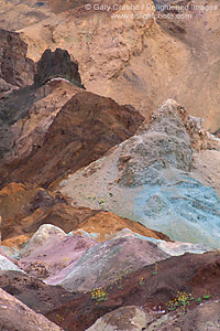 Colorful rock minerals at Artists Palette, Death Valley National Park, California; Stock Photo image picture photo Phograph art decor print wall mural gallery