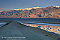 Morning light on the Panamint Mountains above dirt West Side Road, Middle Basin, Death Valley National Park, California