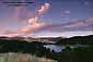 Sunset over San Pablo Resevoir, near Orinda, Contra Costa County, California