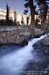 Stream outlet of Half Moon Lake, Desolation Wilderness, near Lake Tahoe, California