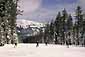 Skiing at Sierra at Tahoe Ski  Area, near Lake Tahoe, California