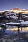 Sunrise light on Jacks Peak, Desolation Wilderness, near Lake Tahoe, California