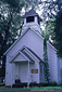 Old wooden one-room Church, Philo, in the Anderson Valley, Mendocino County, California