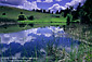 Pond at Husch Vineyards, near Philo, Anderson Valley, Mendocino County, California