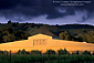 Sunset light on winery, Fetzer Vineyards, East Side Road, near Hopland, Mendocino County, California