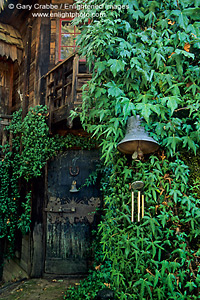 Doorway at Frey Vineyards, Redwood Valley, Mendocino County, California