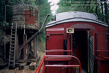 The Skunk Train, Willits, Mendocino County, California