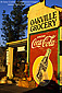 Old Coca-Cola sign on the side of the Oakville Grocery Store, Napa Valley, California