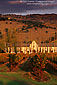 Sunset light on Chimney Rock Winery and vineyard, Staggs Leap area along the Silverado Trail, Napa Valley, California