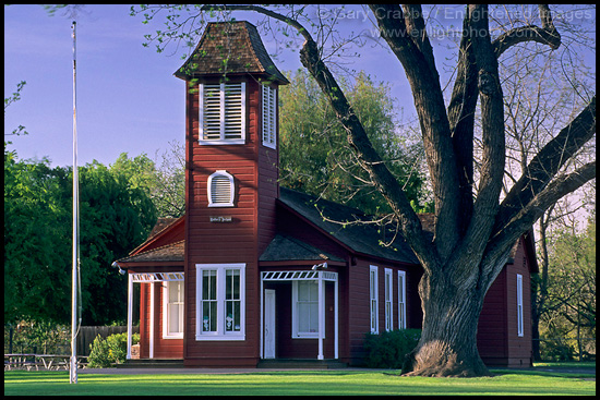 Photo: Old Ballard School house, est. 1882, Ballard, Santa Barbara County, California