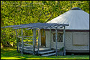 Photo: Luxury Yurt tent cabin at El Capitan Canyon Resort, near Santa Barbara, California