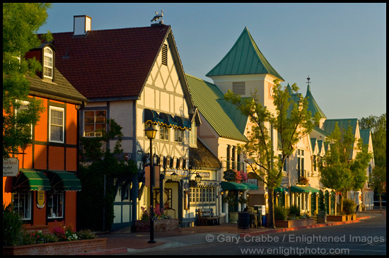 Photo: Danish style village of Solvang, Santa Barbara County, California