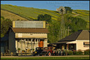 Photo: Vintage antique cars parked in front of the Los Olivos Market, Los Olivos, California