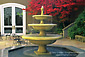 Fountain at Silver Oak Winery Tasting Room, Alexander Valley, Sonoma County, California